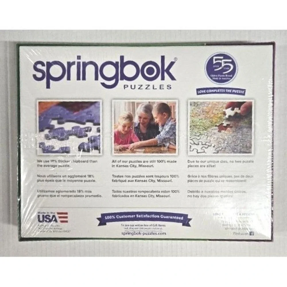 Springbok 1000 Piece Jigsaw Puzzle - Central‎ Park Autumn New York - Sealed